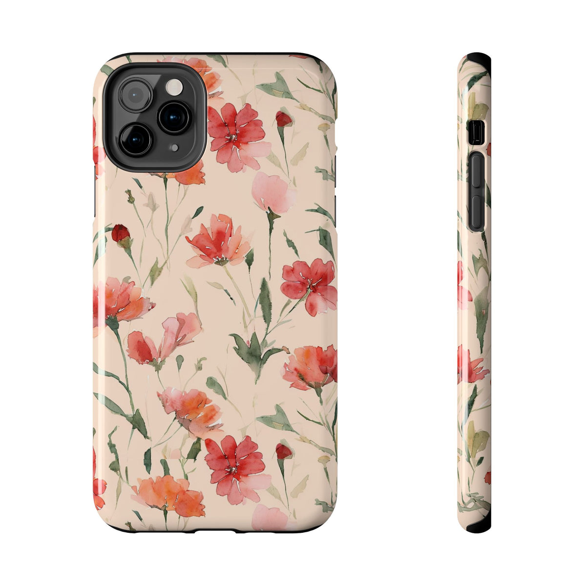 Floral Watercolor — Tough Phone Case