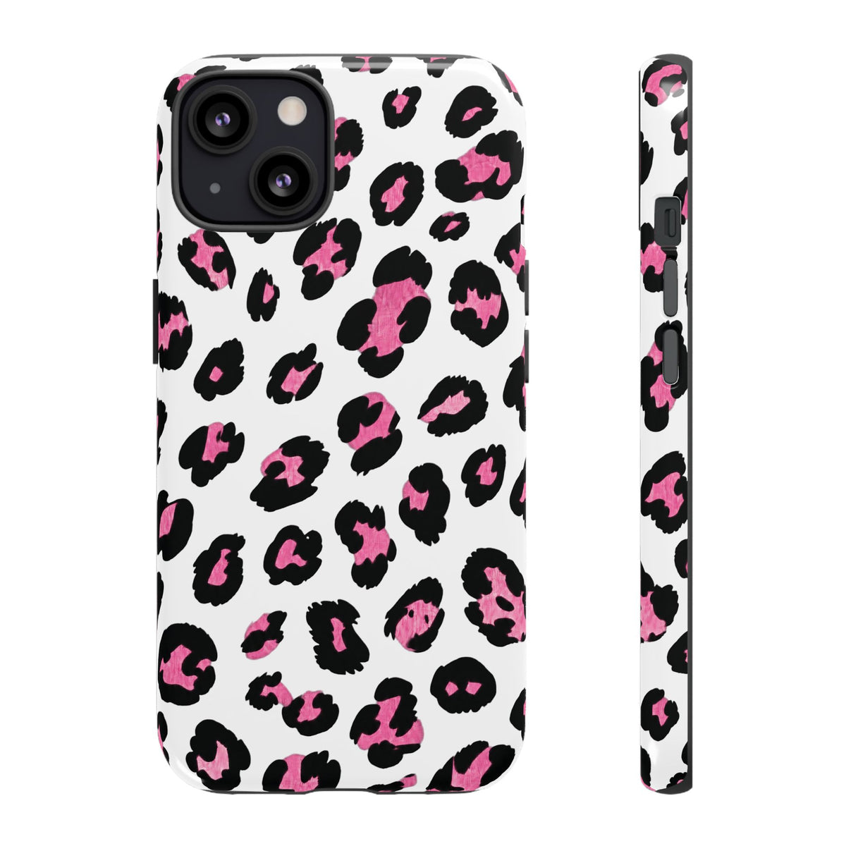 Pink Leopard Print Phone Case — Tough iphone Case