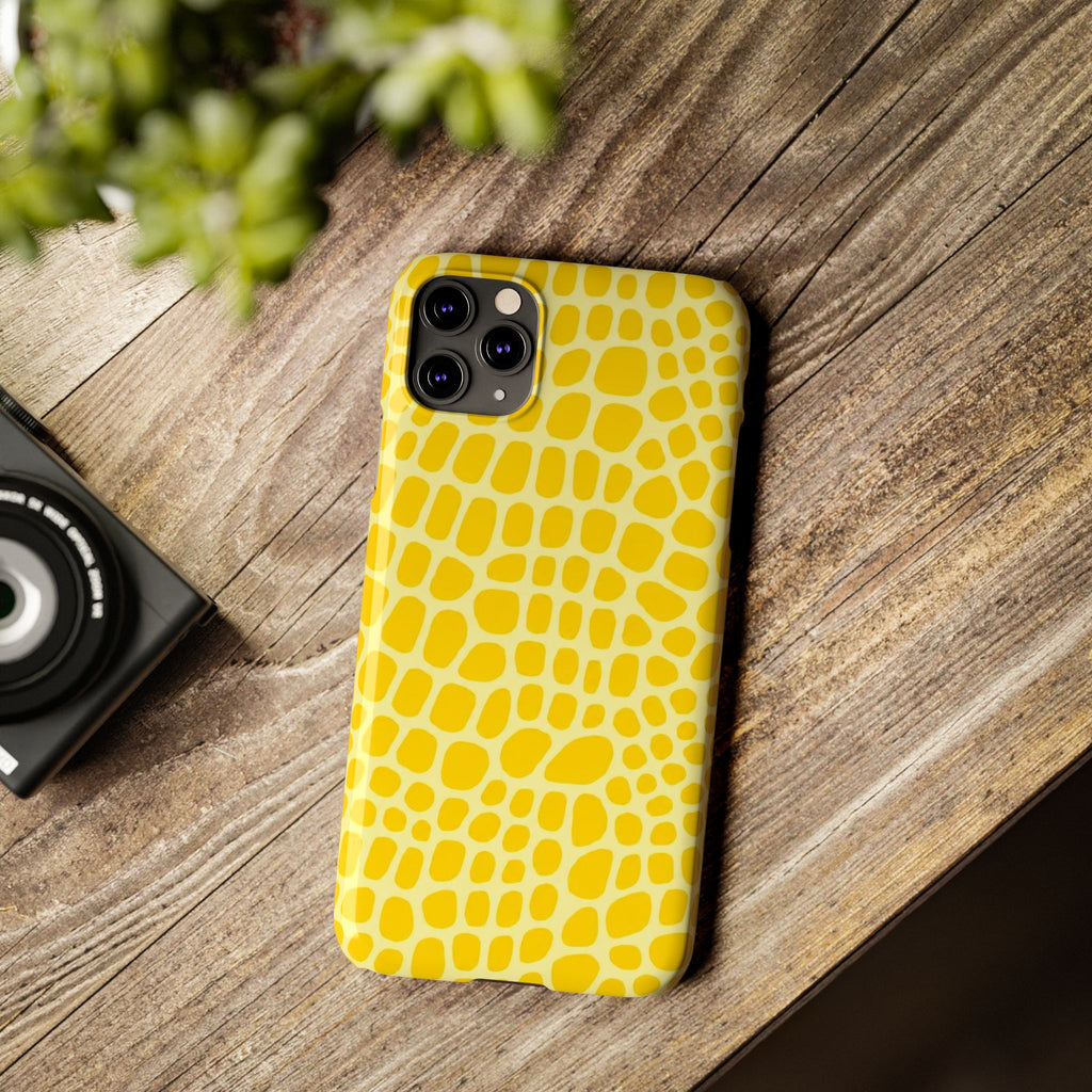 Yellow Gator — Slim iphone Case