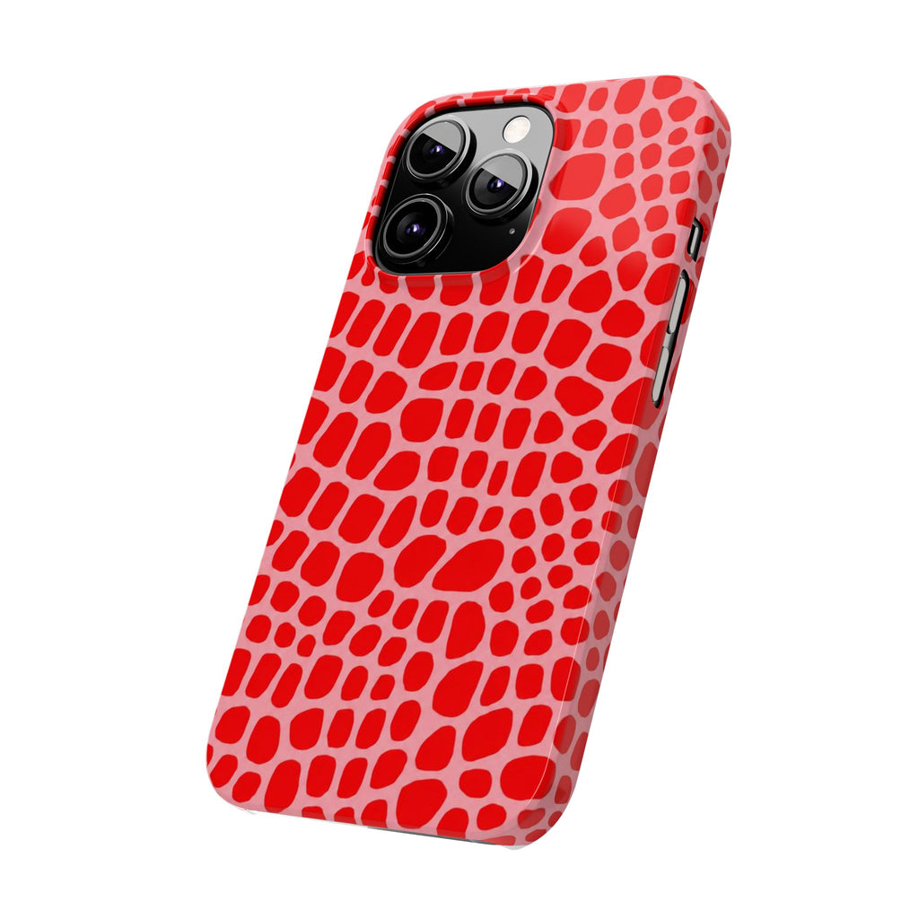 Red Gator — Slim iphone Case