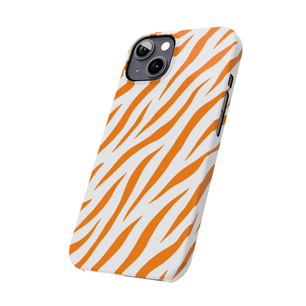 Orange Zebra— Slim iphone Case