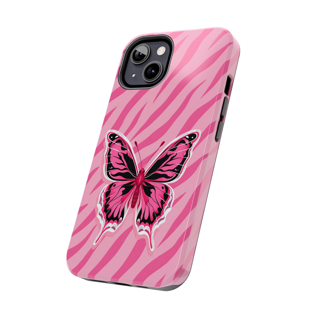 Pink Butterfly - Tough Phone Case