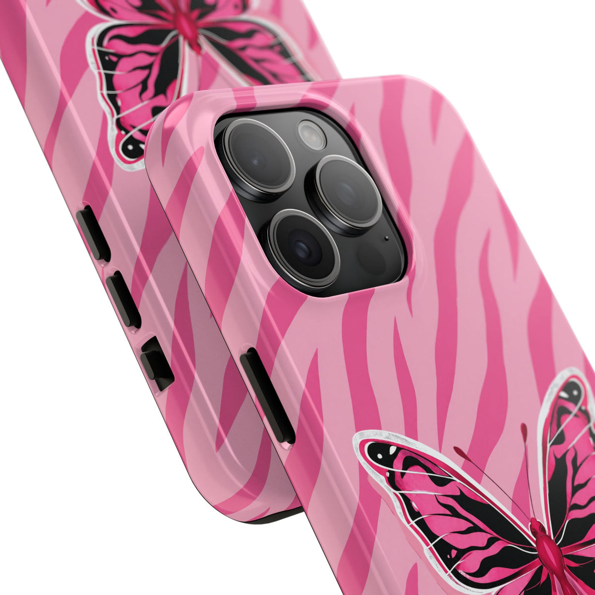 Pink Butterfly - Tough Phone Case