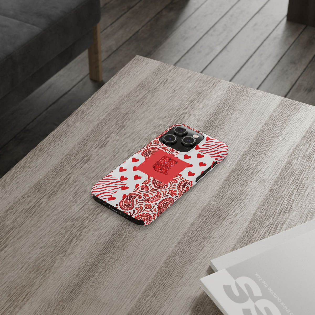 Red Boot Multi Pattern— Slim iPhone Case