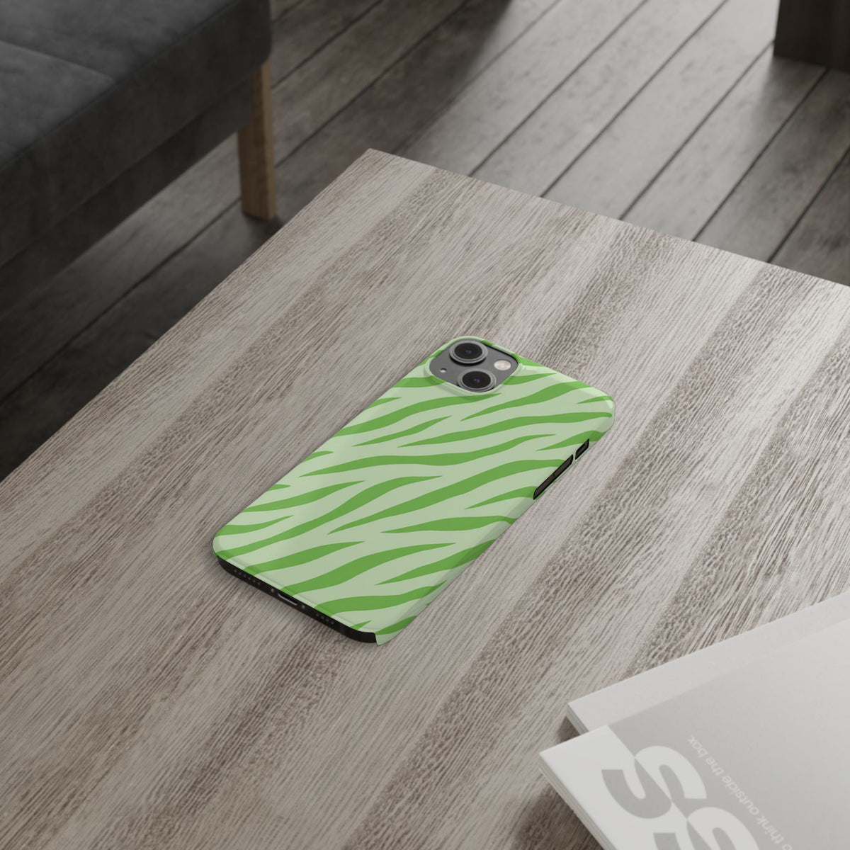 Green Zebra — Slim iphone Case