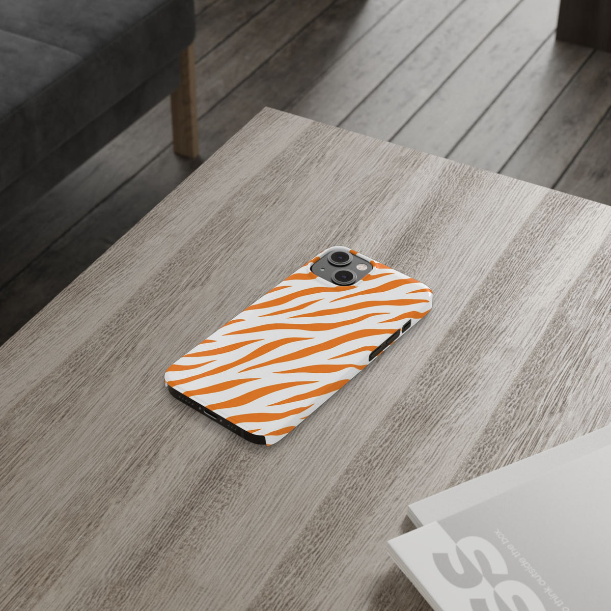 Orange Zebra— Slim iphone Case