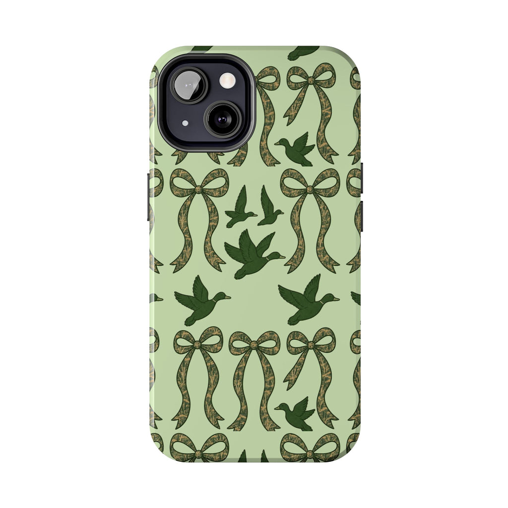 Duck "Cam-bow" - Tough Phone Case (Green)