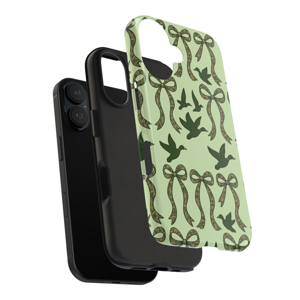 Duck "Cam-bow" - Tough Phone Case (Green)