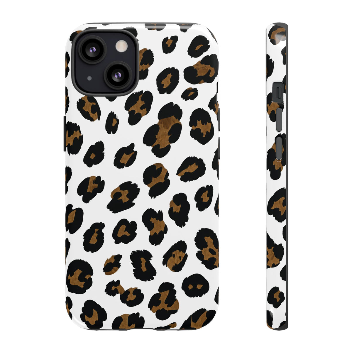 White Classic Leopard — Tough iphone case