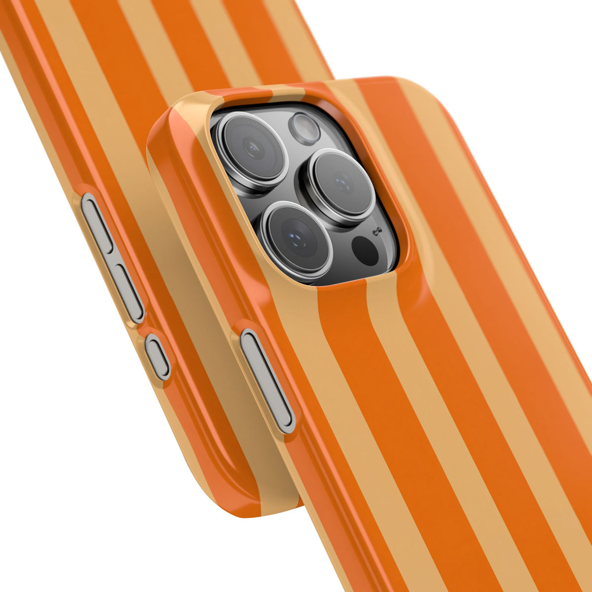 Retro Orange Stripes - Slim iphone Case
