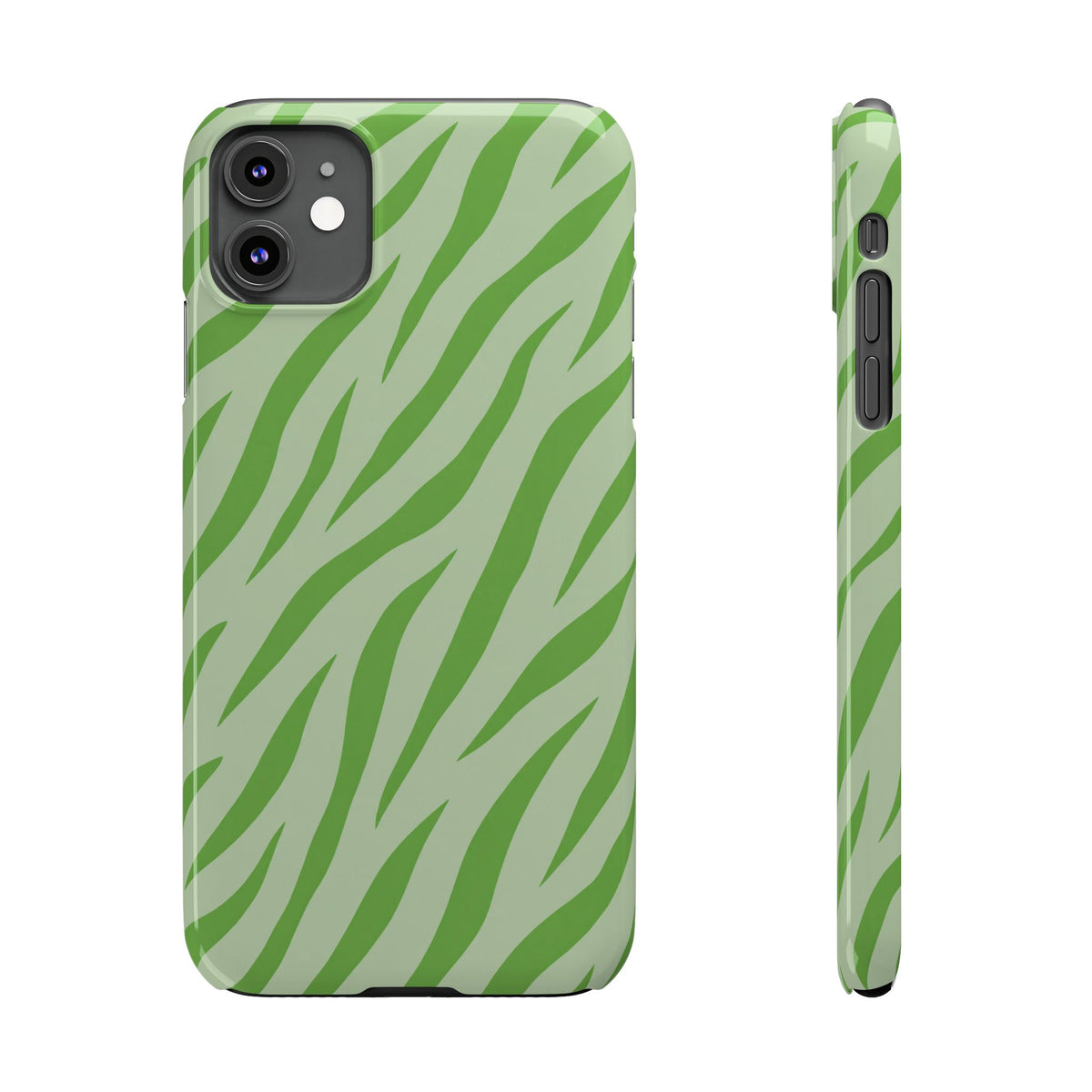Green Zebra — Slim iphone Case
