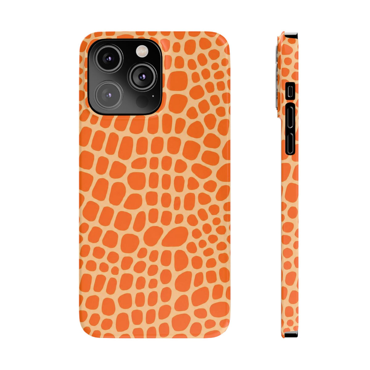 Orange Gator— Slim iphone Case