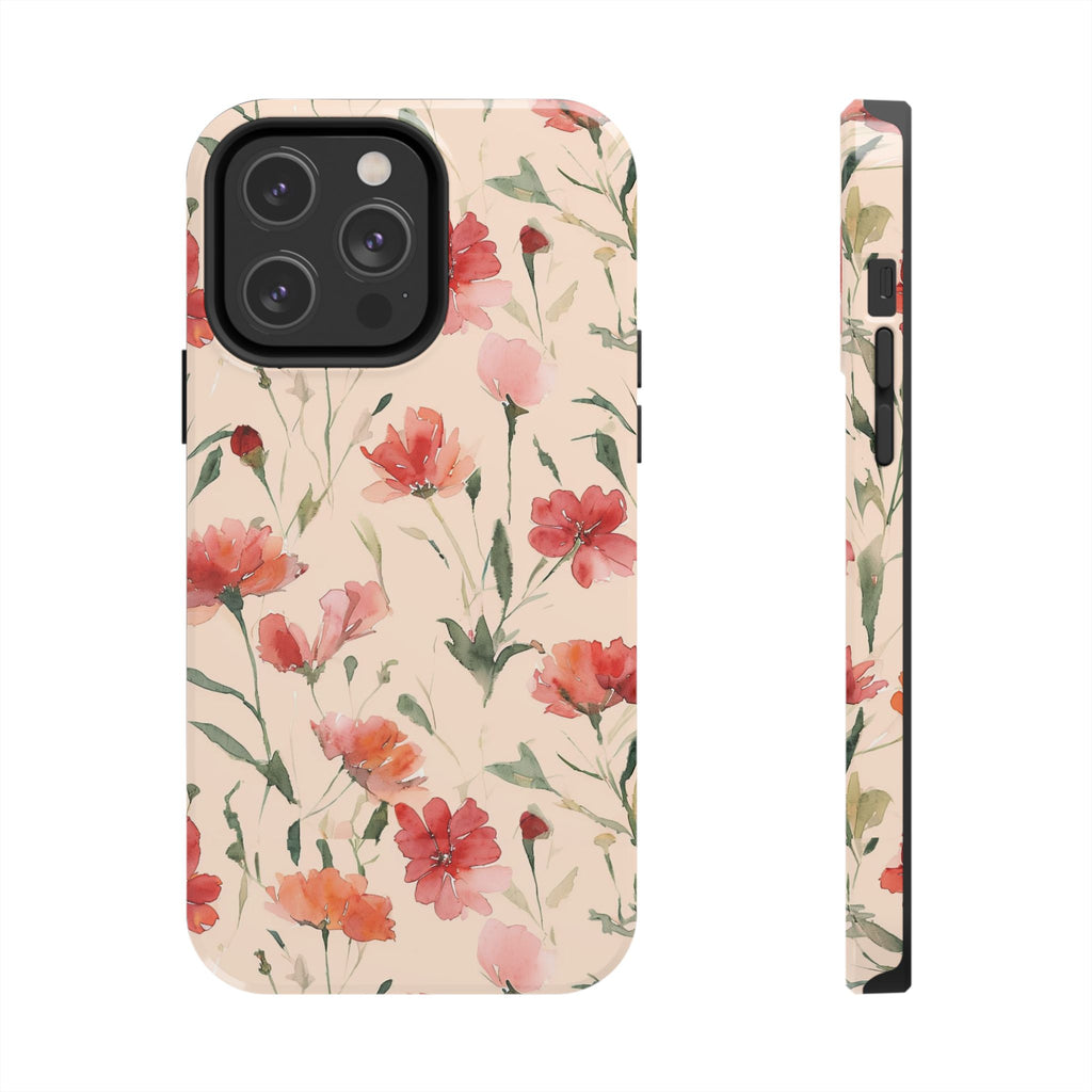 Floral Watercolor — Tough Phone Case
