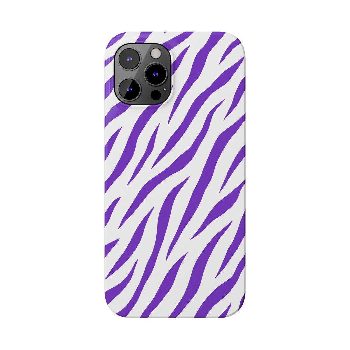 Purple Zebra  — Slim iphone Case
