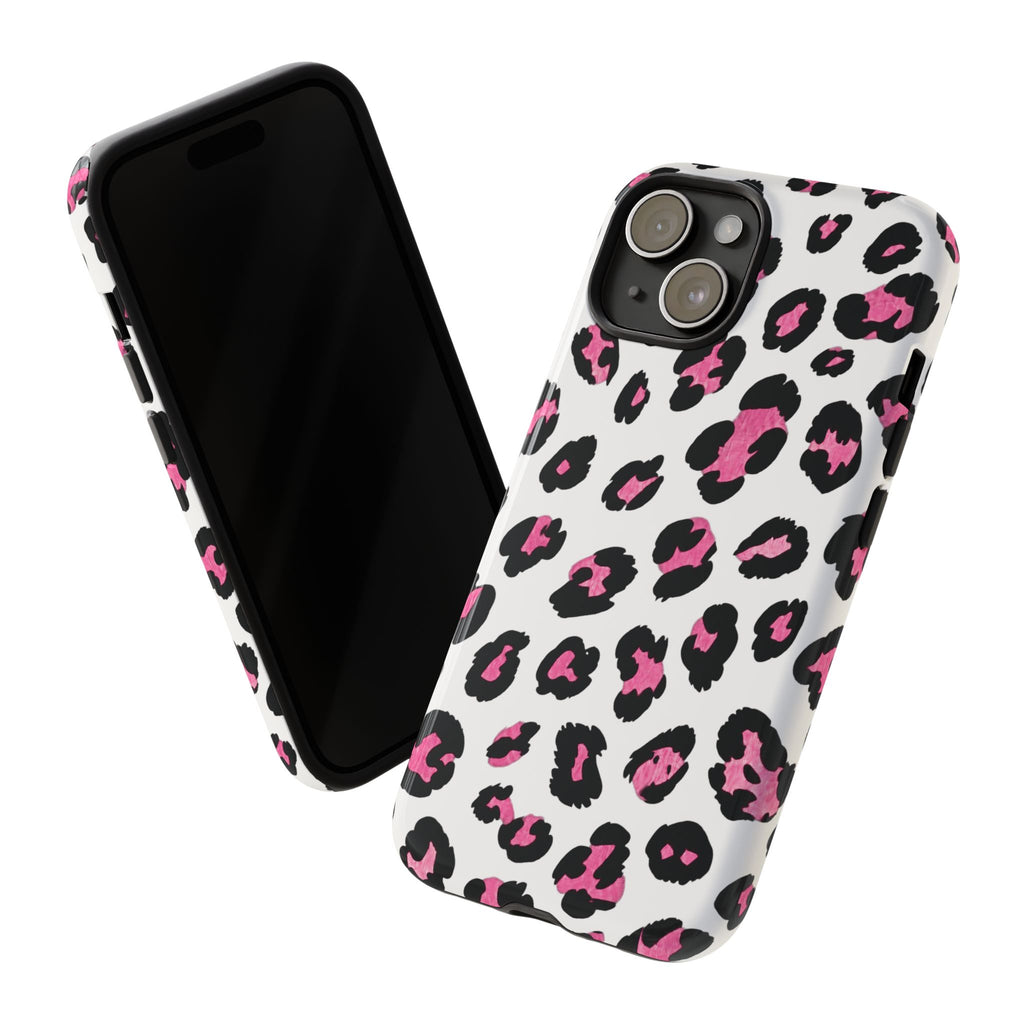 Pink Leopard Print Phone Case — Tough iphone Case