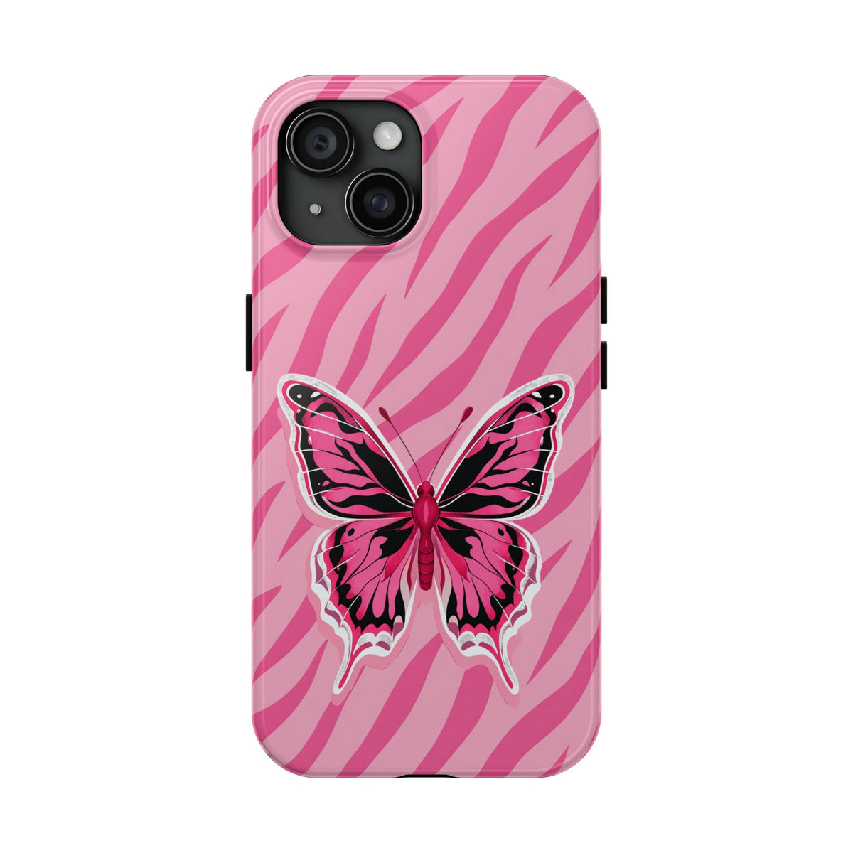 Pink Butterfly - Tough Phone Case