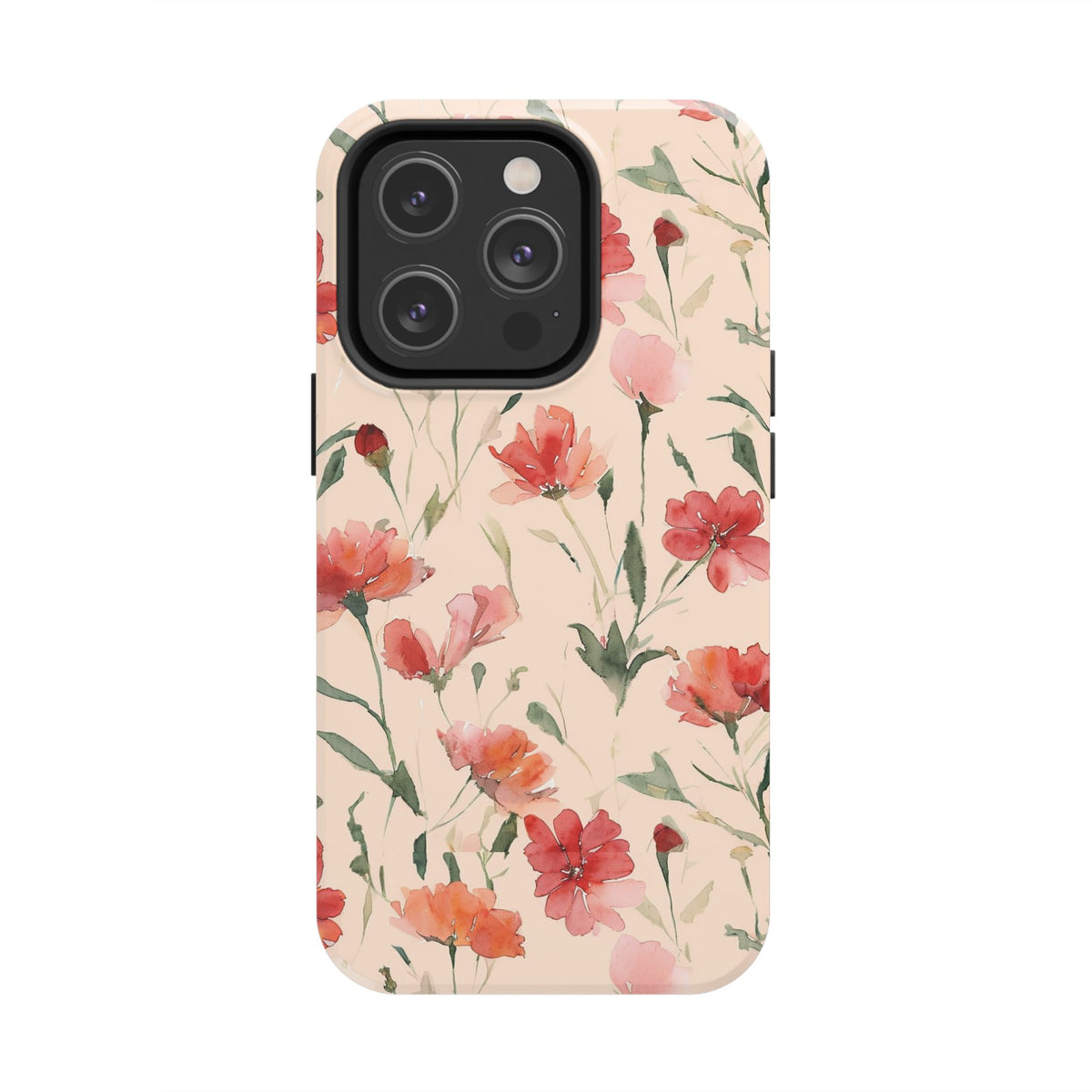 Floral Watercolor — Tough Phone Case