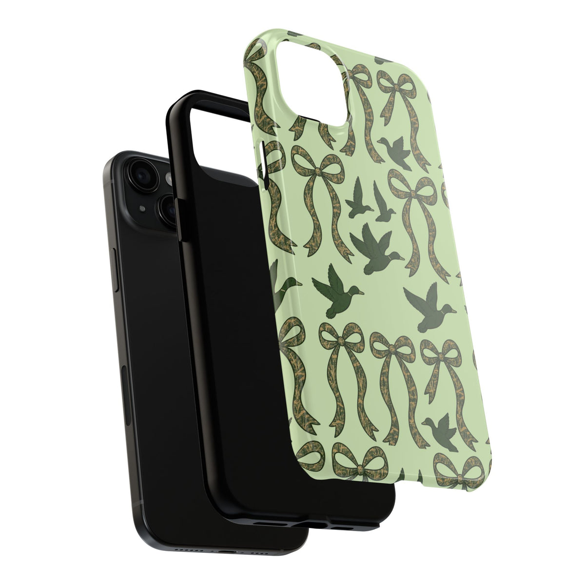Duck "Cam-bow" - Tough Phone Case (Green)