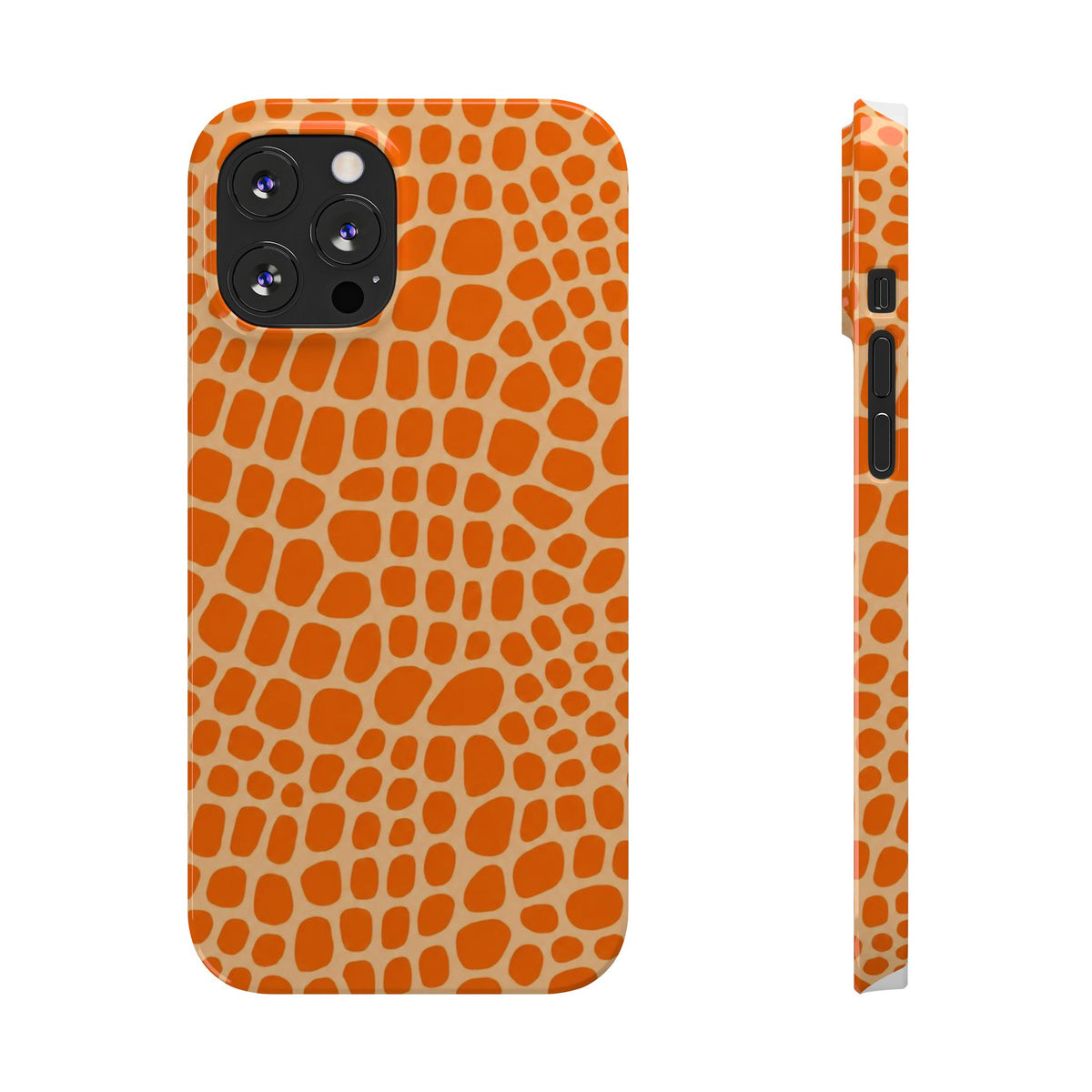 Orange Gator— Slim iphone Case