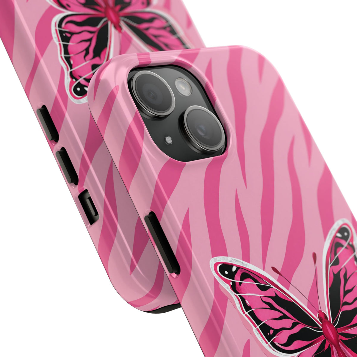 Pink Butterfly - Tough Phone Case
