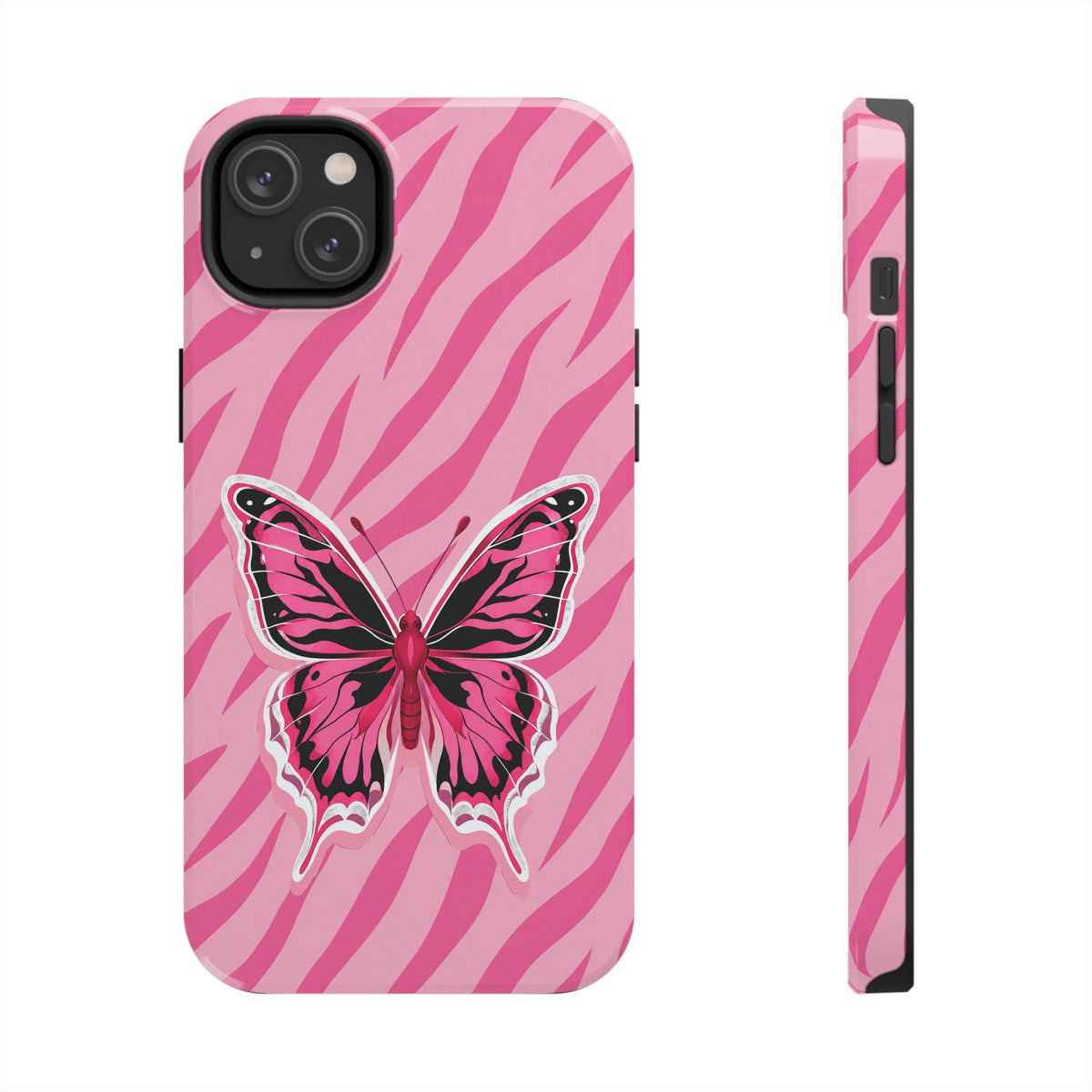 Pink Butterfly - Tough Phone Case