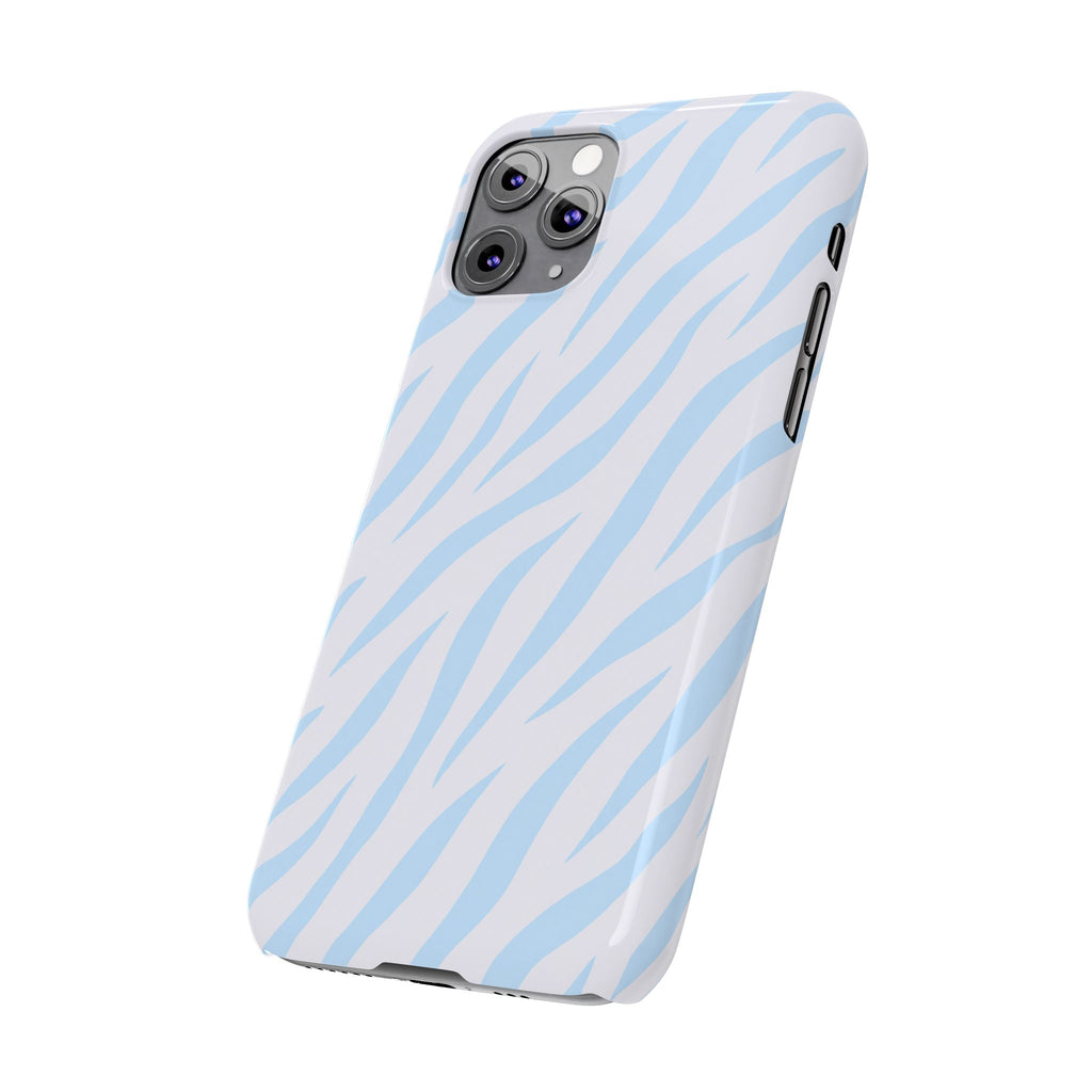 Blue Zebra - Slim iphone Case