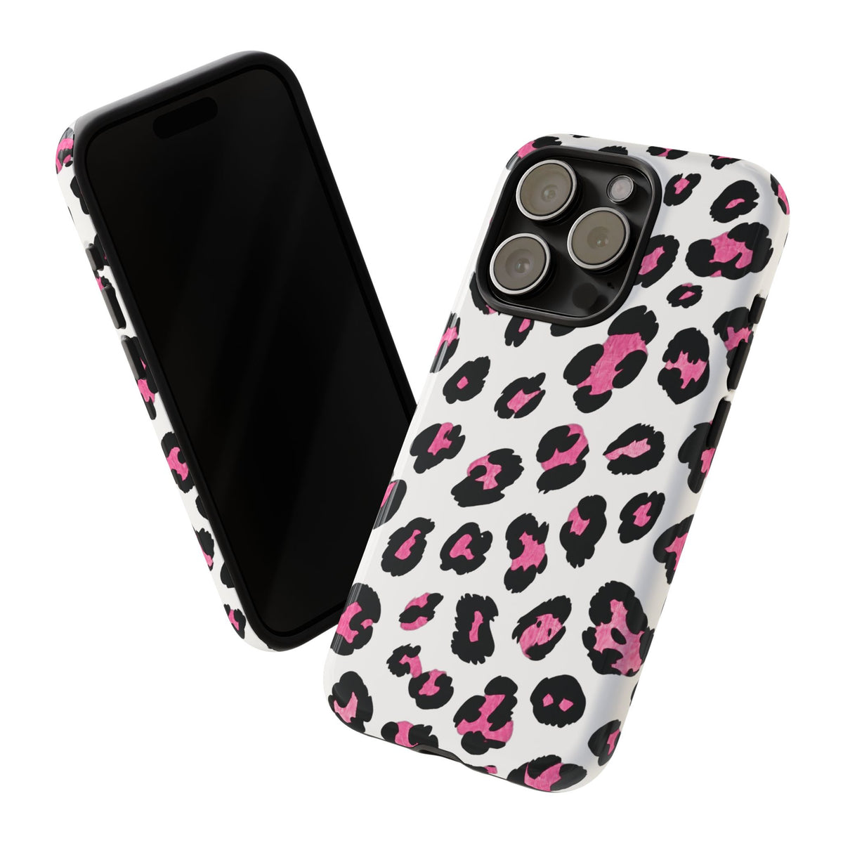 Pink Leopard Print Phone Case — Tough iphone Case
