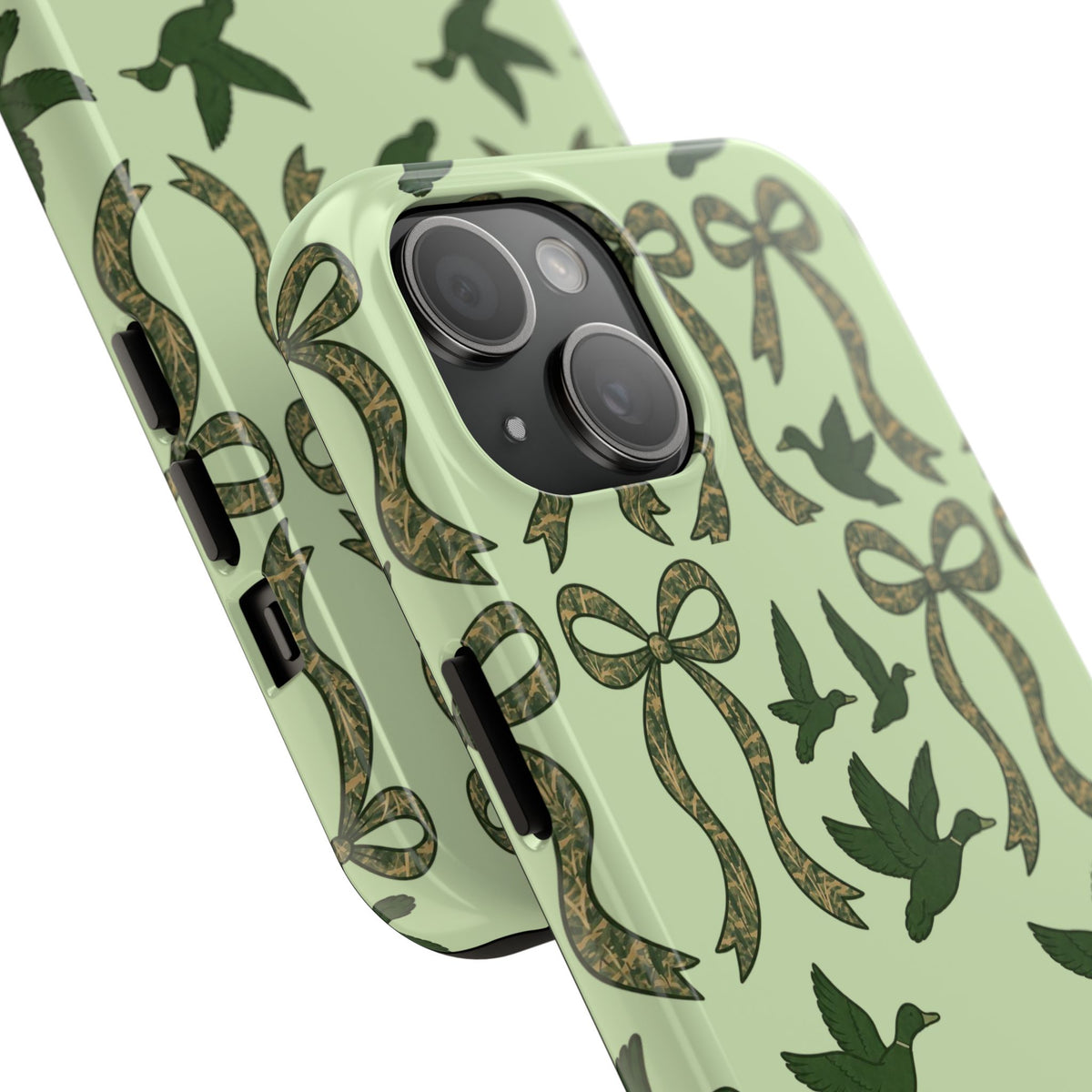 Duck "Cam-bow" - Tough Phone Case (Green)