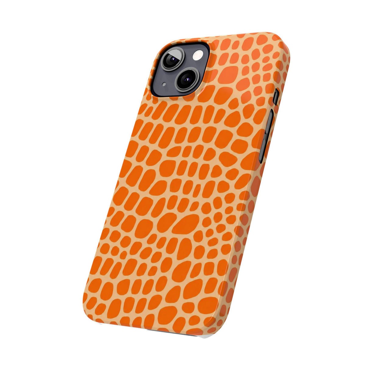 Orange Gator— Slim iphone Case