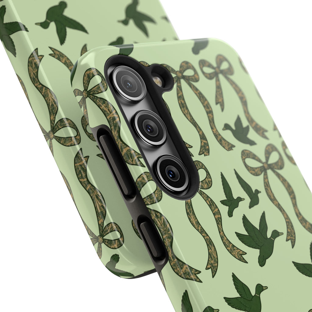 Duck "Cam-bow" - Tough Phone Case (Green)