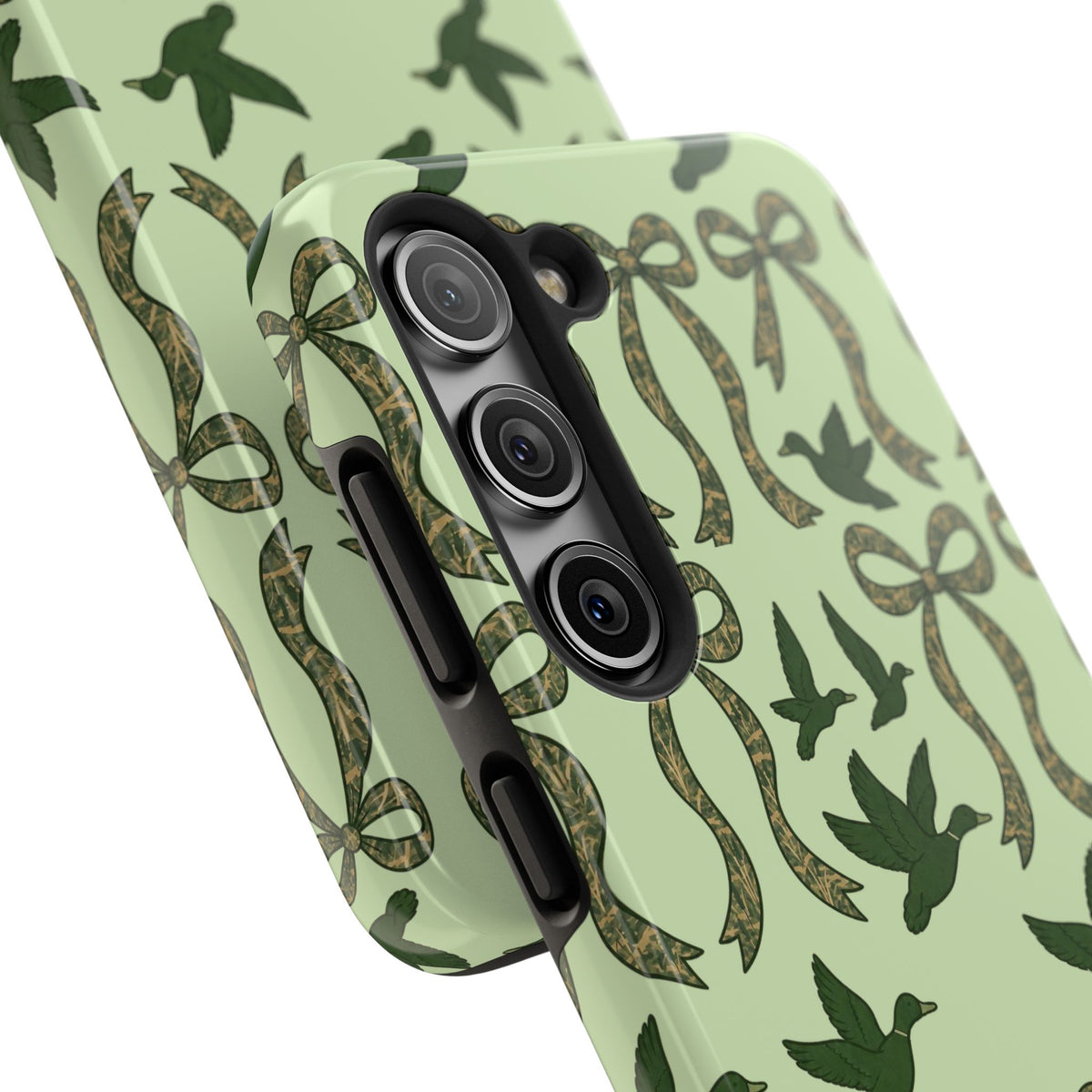 Duck "Cam-bow" - Tough Phone Case (Green)