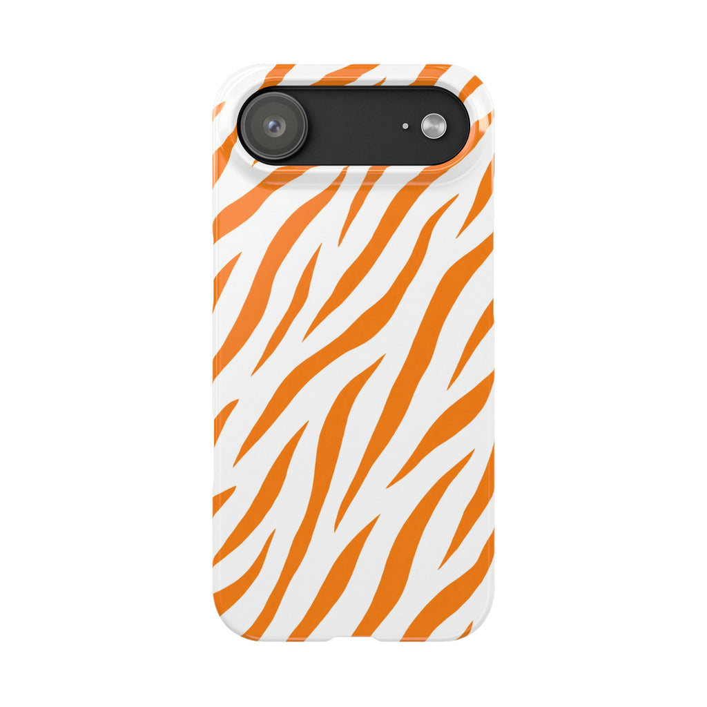 Orange Zebra— Slim iphone Case