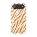 Orange Zebra— Slim iphone Case