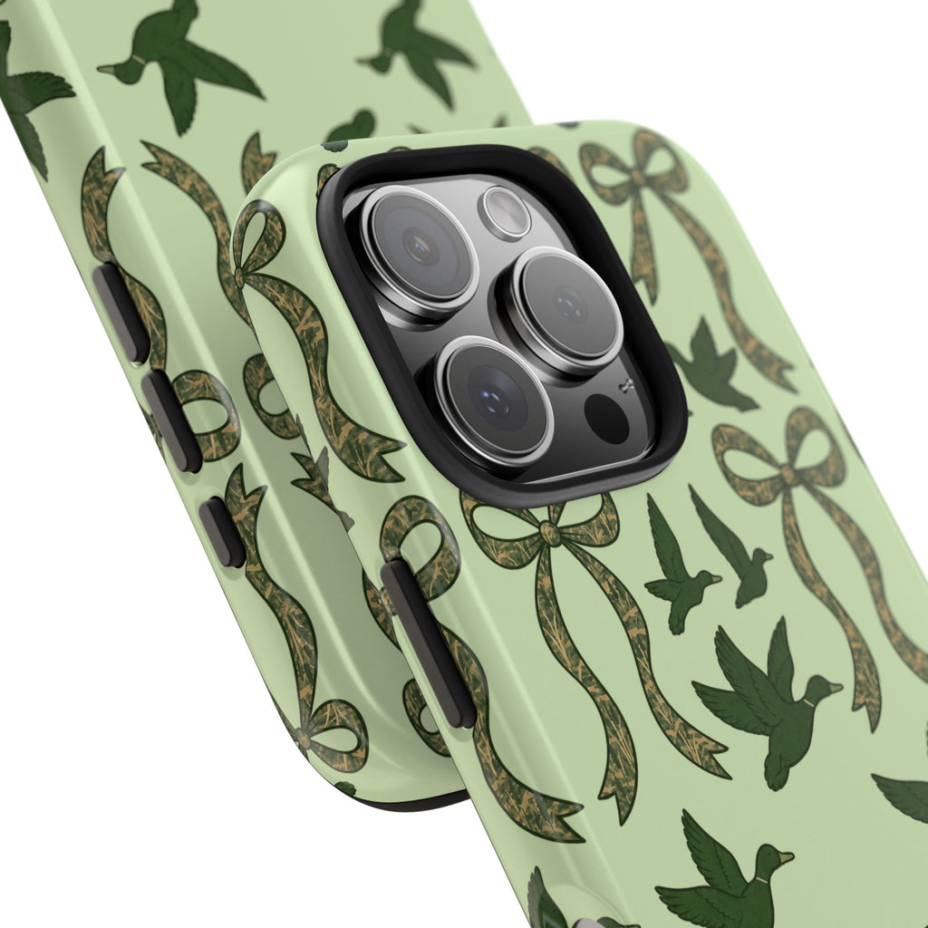 Duck "Cam-bow" - Tough Phone Case (Green)