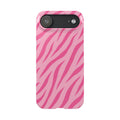Pink Zebra— Slim iphone Case
