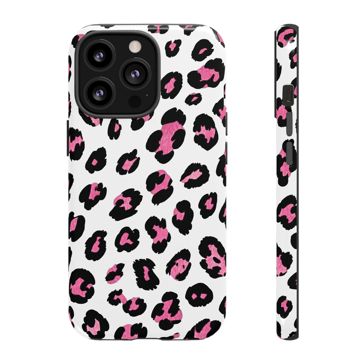 Pink Leopard Print Phone Case — Tough iphone Case