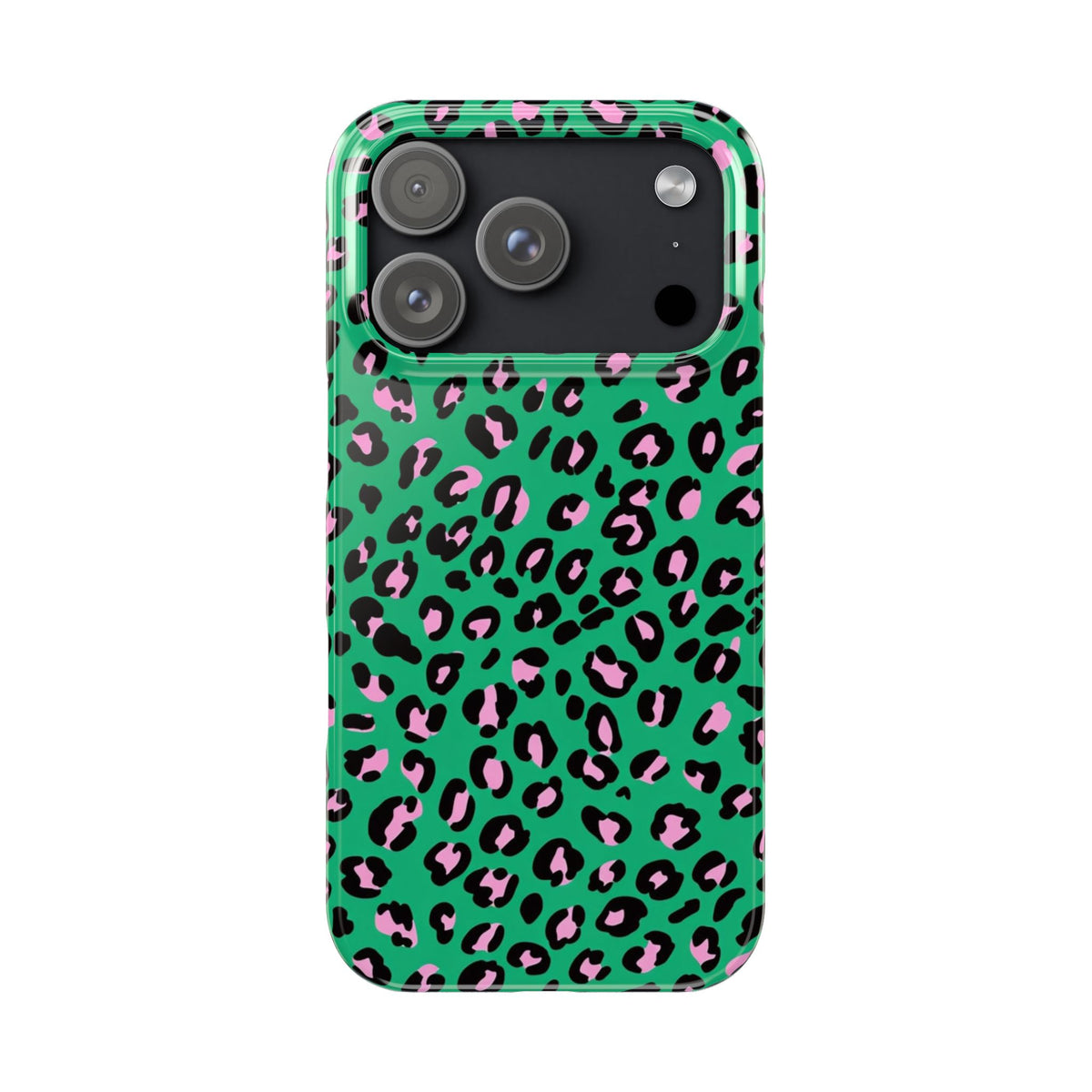 Green & Pink Leopard — Slim iphone Case