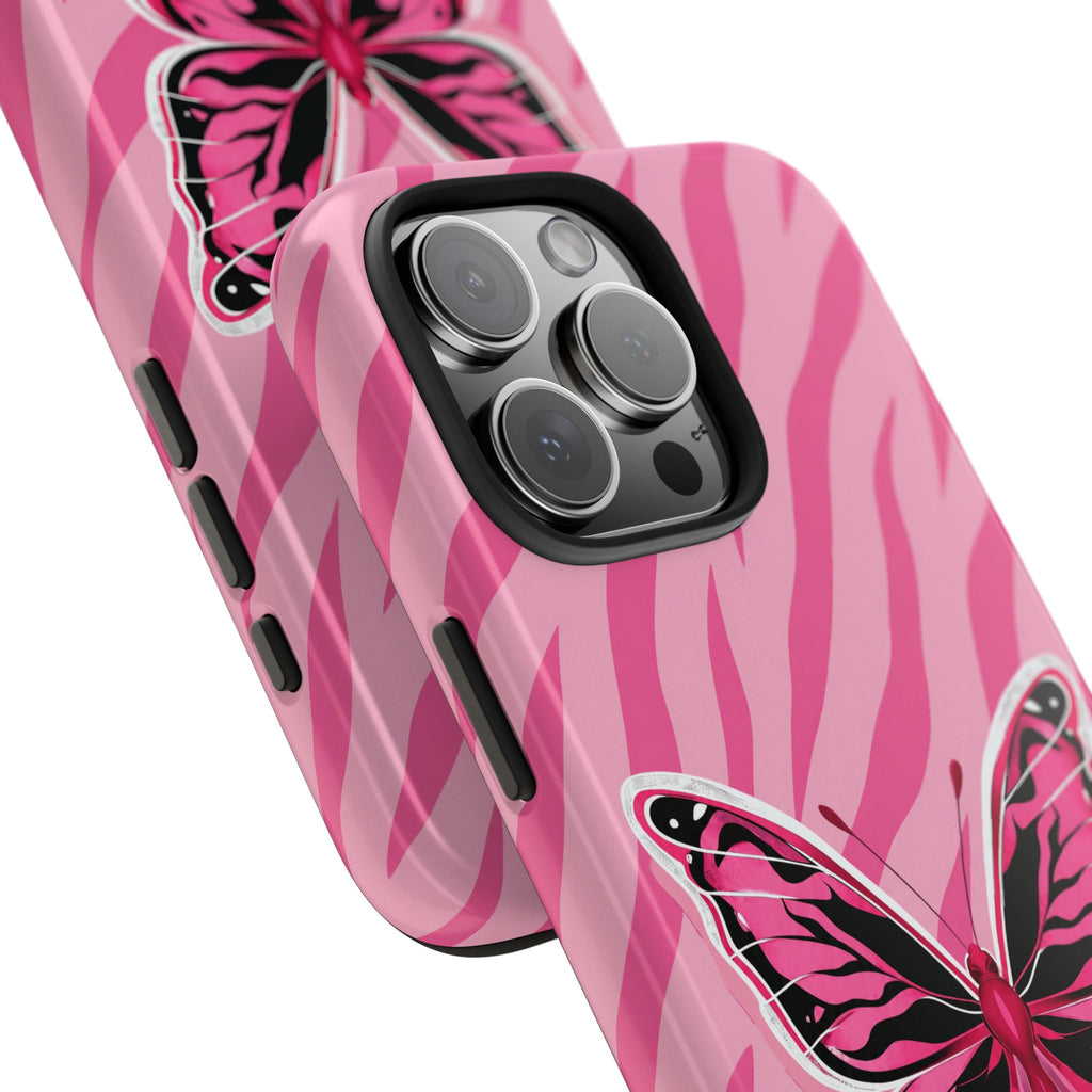 Pink Butterfly - Tough Phone Case
