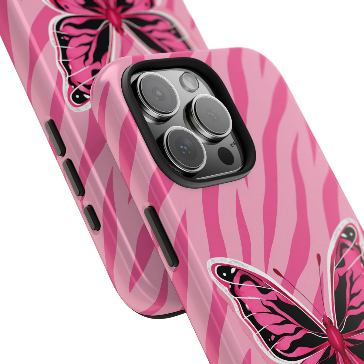 Pink Butterfly - Tough Phone Case