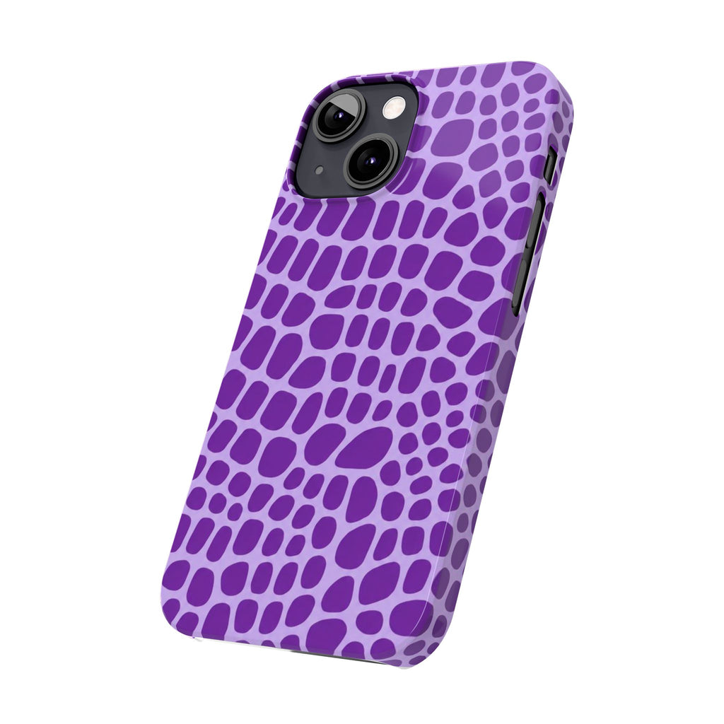Purple Gator - Slim iphone Case
