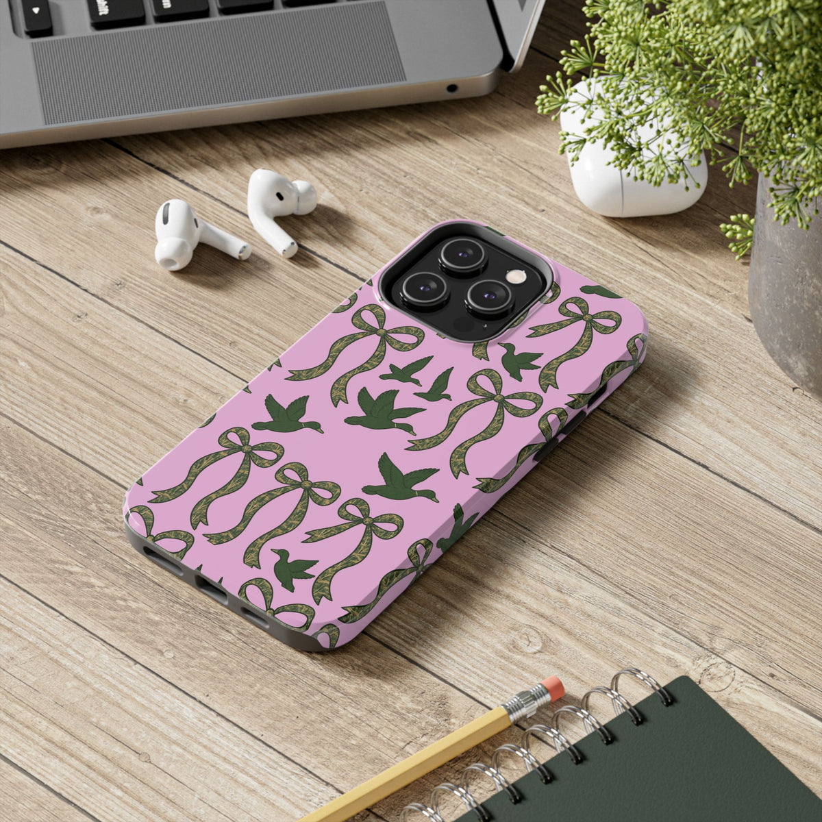 Duck "Cam-bow"— Tough Phone Case (Pink)