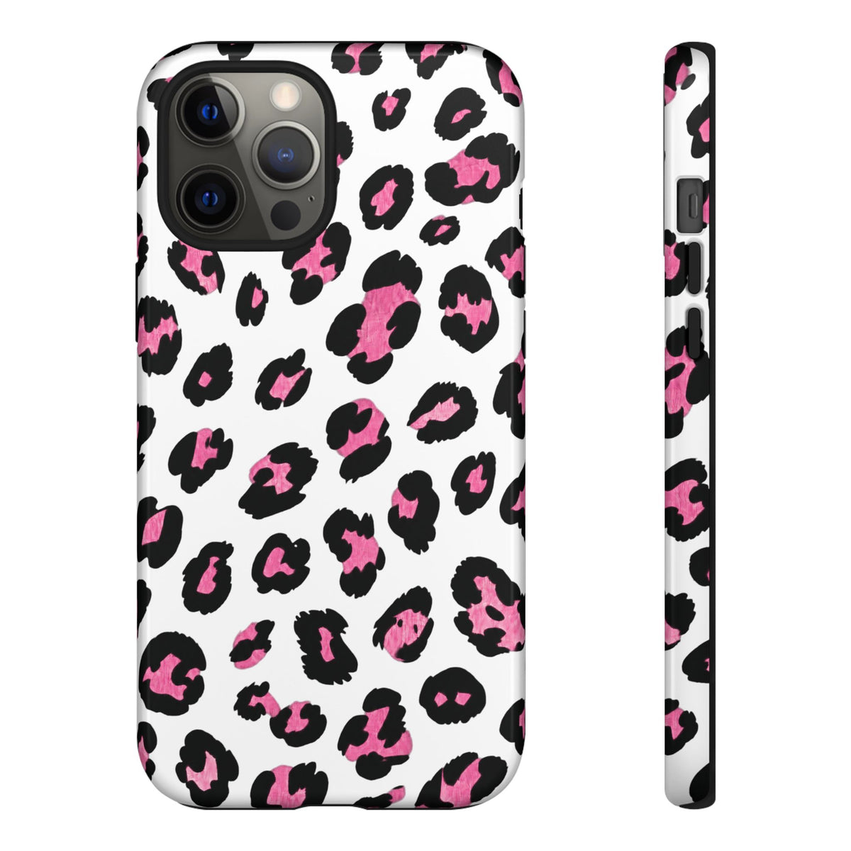 Pink Leopard Print Phone Case — Tough iphone Case