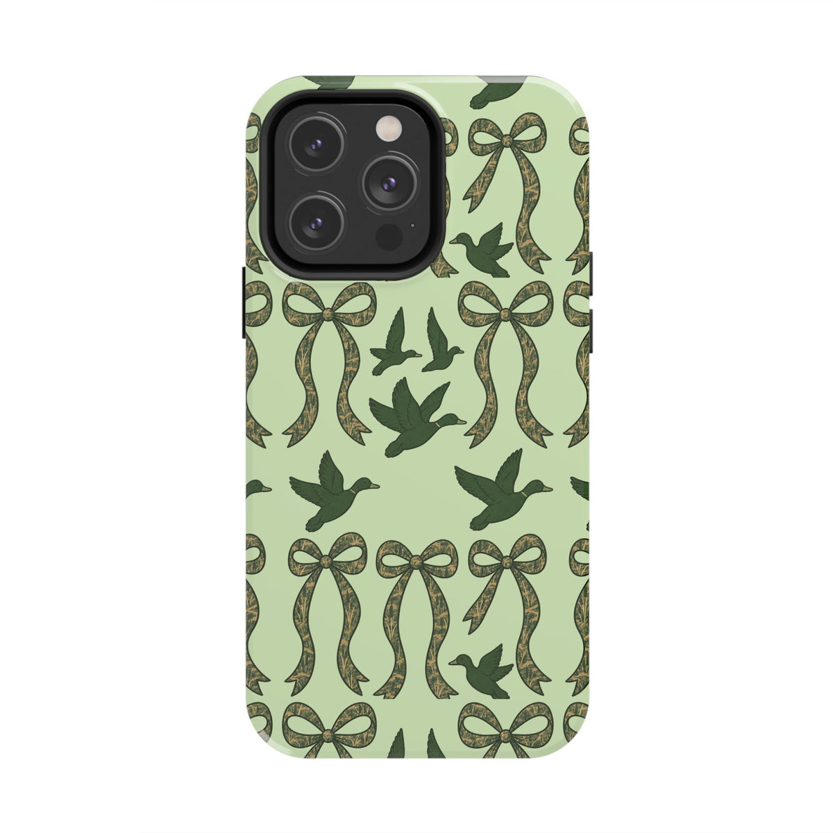 Duck "Cam-bow" - Tough Phone Case (Green)