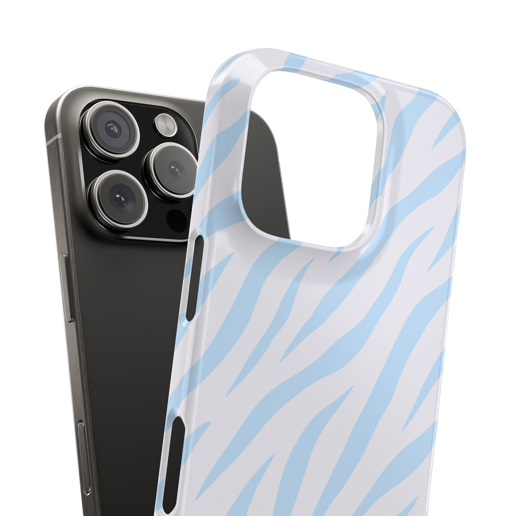 Blue Zebra - Slim iphone Case