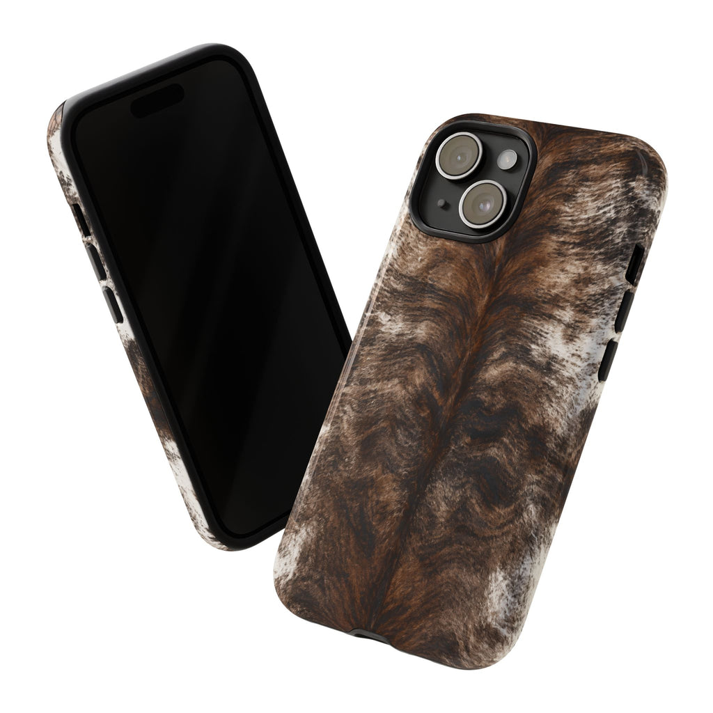 The Brindle Cow  —  Cow Print Tough iphone Case