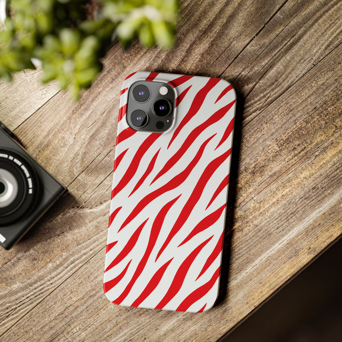 Red Zebra — Slim iphone Case