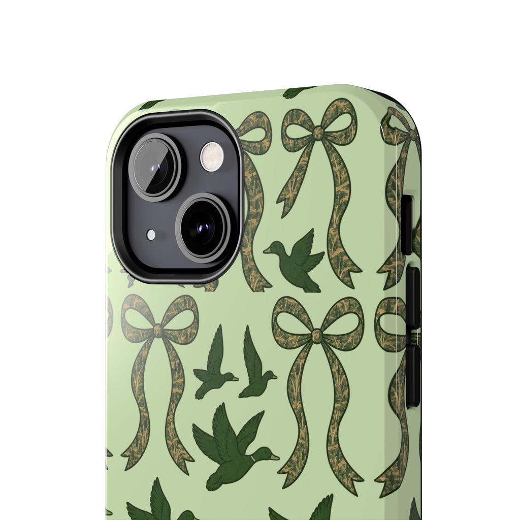 Duck "Cam-bow" - Tough Phone Case (Green)