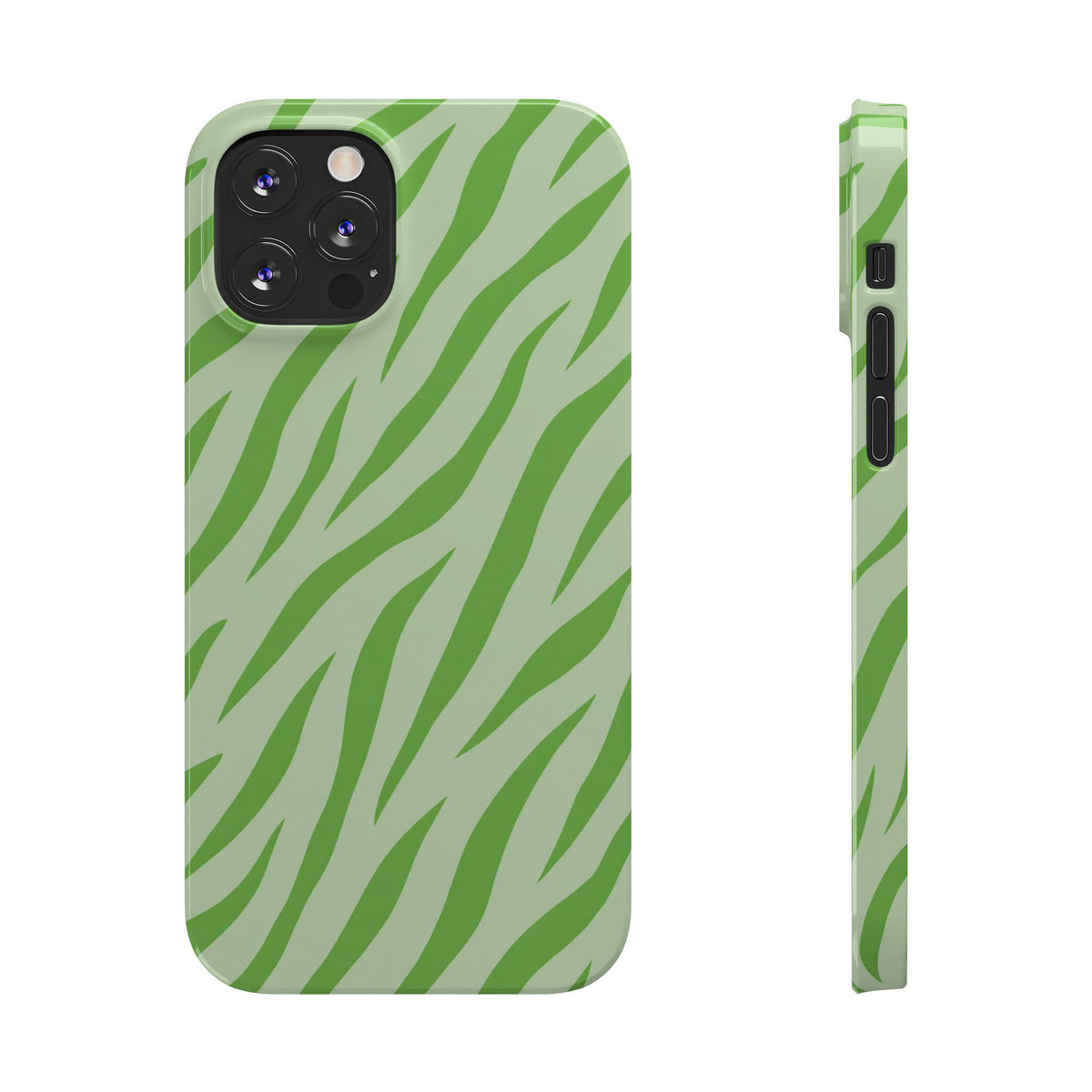 Green Zebra — Slim iphone Case