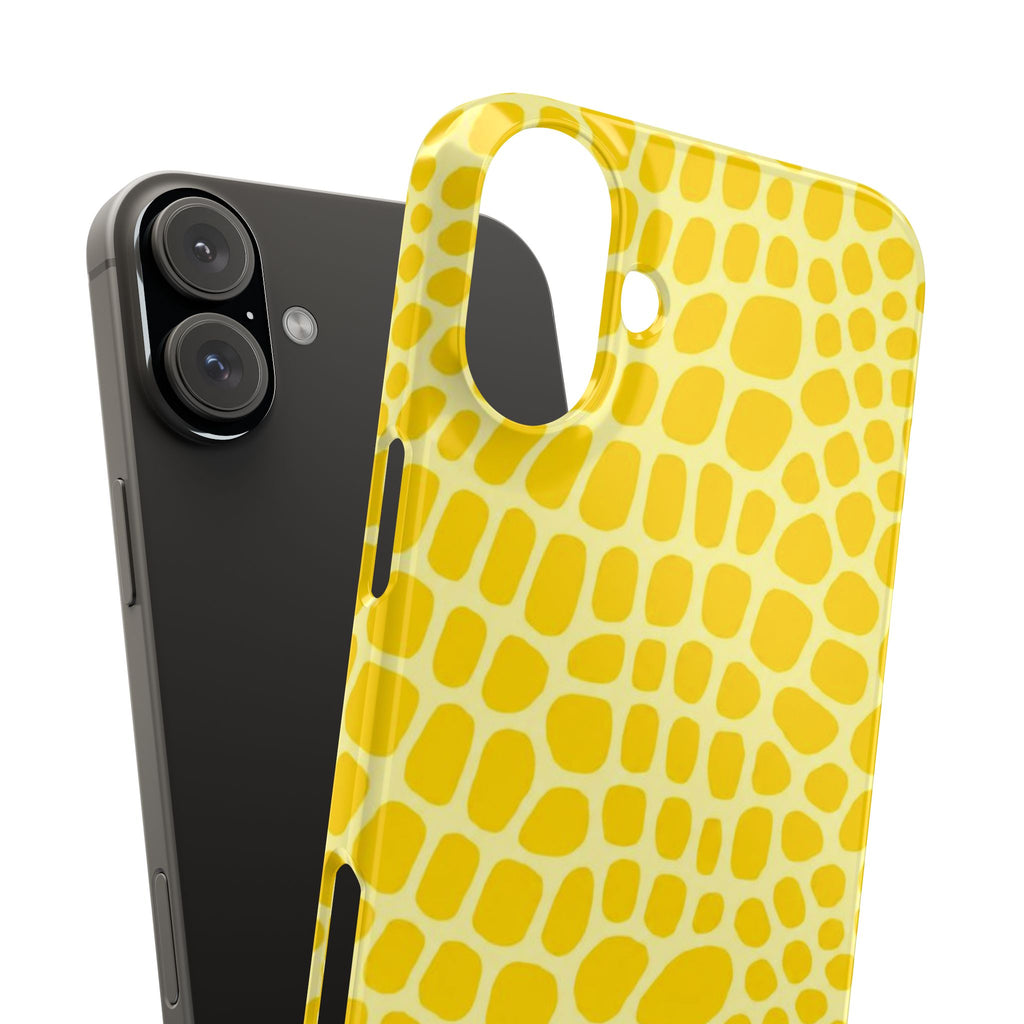 Yellow Gator — Slim iphone Case