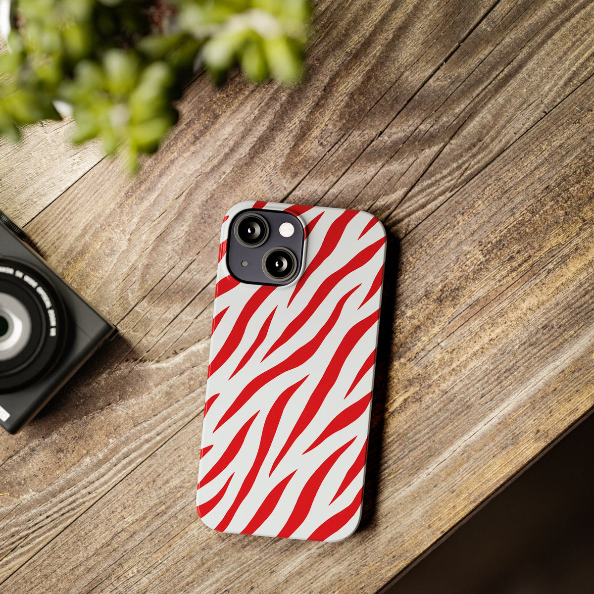 Red Zebra — Slim iphone Case